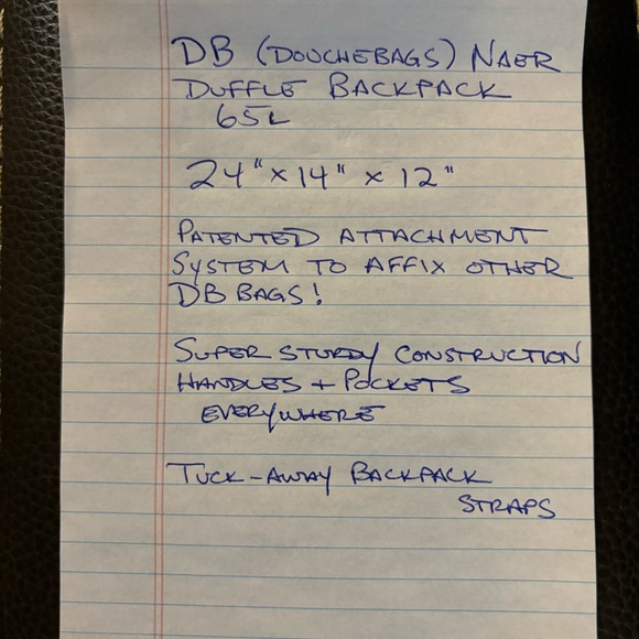 DB Naer duffel backpack (Douchebags) - Picture 6 of 6